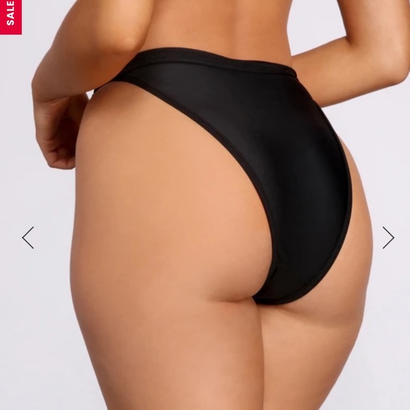 New Windsor Black Mesh Bikini 2 Piece L - Picture 3 of 7